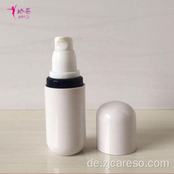 Runde Form Kosmetische Airless Pumpflasche Vakuumflasche